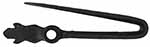 Frizzen spring for 1746 Willets ~ First Model Brown Bess, wax cast steel, drilled and  tempered